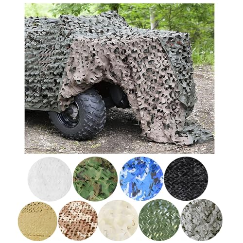 2x3 3x4 5x5m Camouflage Netz, Bulk Rolle Tarnnetz Netz, Sonnensegel Für Militärische Dekoration, Gartendekoration, Sichtschutz, Leicht Und Langlebig Camouflage Netz(Color:Gray,Size:0.5*3.0m/1.64*9.8ft von PQPQLI