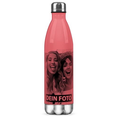 PR Print Royal Edelstahl-Trinkflasche personalisiert mit Foto - Thermosflasche, Wasserflasche BPA-frei, Reise, Camping, Sport, Schule | Personalisiertes Geschenk, Pink, 500 ml PR Print Royal Edelstahl-Trinkflasche personalisiert mit Foto - Thermosflasche, Wasserflasche BPA-frei, Reise, Camping, Sport, Schule | Personalisiertes Geschenk, Pink, 500 ml von PR Print Royal