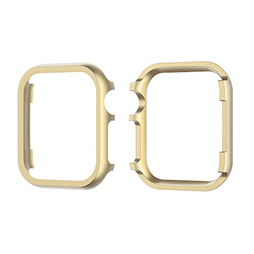 Gehäuse Metall Gold Kompatibel mit Apple Watch 44MM Serie SE, Frauen Mädchen Bling Strass Watch Hülle Harter Rahmen Schutzhülle Stoßstange Edelstahl Schutz Case Kompatibel für iWatch 44MM Series 4 5 6 Gehäuse Metall Gold Kompatibel mit Apple Watch 44MM Serie SE, Frauen Mädchen Bling Strass Watch Hülle Harter Rahmen Schutzhülle Stoßstange Edelstahl Schutz Case Kompatibel für iWatch 44MM Series 4 5 6 von PRDECH