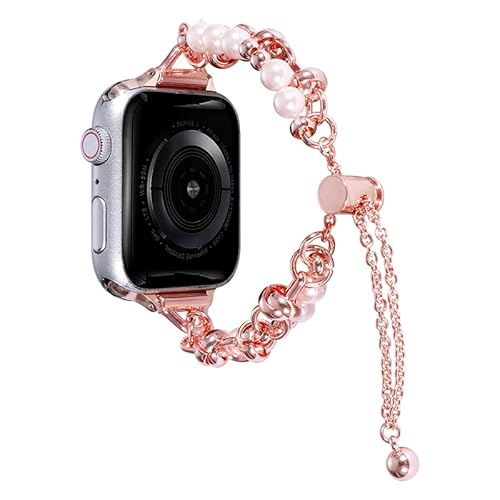 Metallarmband Kompatibel mit iWatch 3 Armband 38mm Roségold, Handgefertigt Perlenband Edelstahl Armbänder Sport Watch Strap Kompatibel mit Apple Watch 38mm 40mm 41mm Armband Series 8 7 6 SE 5 4 3 2 1 Metallarmband Kompatibel mit iWatch 3 Armband 38mm Roségold, Handgefertigt Perlenband Edelstahl Armbänder Sport Watch Strap Kompatibel mit Apple Watch 38mm 40mm 41mm Armband Series 8 7 6 SE 5 4 3 2 1 von PRDECH