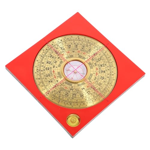PRETYZOOM 4 Sets Kompass Taoistisches Zubehör Luo Pfanne Bagua Teller Heimdekoration von PRETYZOOM