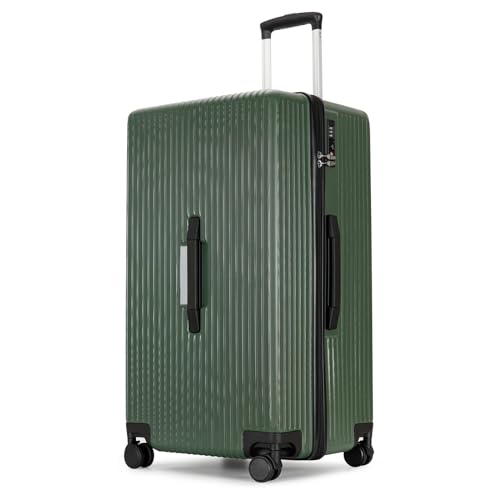 PRIMICIA GinzaTravel Kofferraumgepäck, 71,1 cm Gepäck mit Spinner-Rädern, kratzfeste Textur, leichtes PC-Material mit TSA-Schloss, Dunkelgrün, 28-inch suitcase, Pc Material 28" Koffer mit Tsa Lock von PRIMICIA