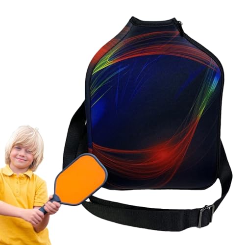 Tennisschlingen-Rucksack, Tennis-Paddel-Sling-Taschen, wasserabweisend, Brust-Schulter-Sport-Rucksack für Damen und Herren auf Reisen von PRIMUZ