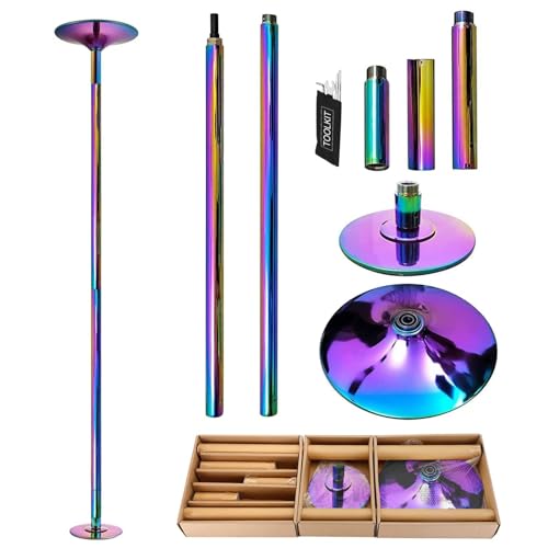 PRIOR FITNESS Abnehmbare Tanzstange Dancing Pole, bunt, 9ft von PRIOR FITNESS
