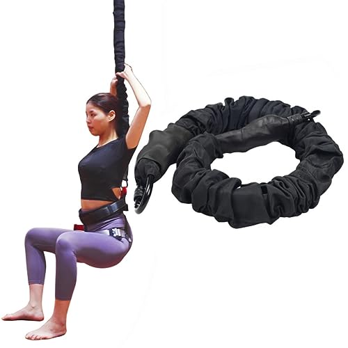 PRIOR FITNESS Single Bungee Fitness Resistance Rope, Aerial Dance Single Resistance Band Anti-Schwerkraft Fitness Trainingsband - Ohne Zubehör - Professionelle Ausrüstung für Heim-Fitnessübung (M) von PRIOR FITNESS