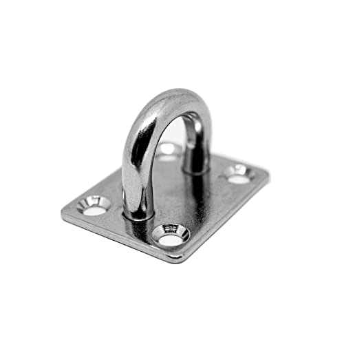 PRIOstahl Augplatten Zurröse Deckenöse Decksplatte Platte Mastplatte - 35 x 40 mm x 1 Stück Wandöse Decksplatte Schwerlast Ankerplatte Mastplatte Öse Sonnensegel Boxsack Seilzug aus Edelstahl V2A PRIOstahl Augplatten Zurröse Deckenöse Decksplatte Platte Mastplatte - 35 x 40 mm x 1 Stück Wandöse Decksplatte Schwerlast Ankerplatte Mastplatte Öse Sonnensegel Boxsack Seilzug aus Edelstahl V2A von PRIOstahl
