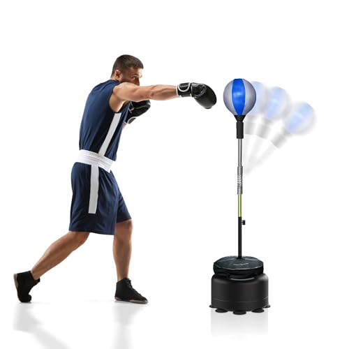 Fast Action Cobra Reflex Bag, Boxsack mit Ständer für Erwachsene und Jugendliche, fortschrittliche Heim-Fitness-Boxausrüstung Fast Action Cobra Reflex Bag, Boxsack mit Ständer für Erwachsene und Jugendliche, fortschrittliche Heim-Fitness-Boxausrüstung von PRIZE FORM