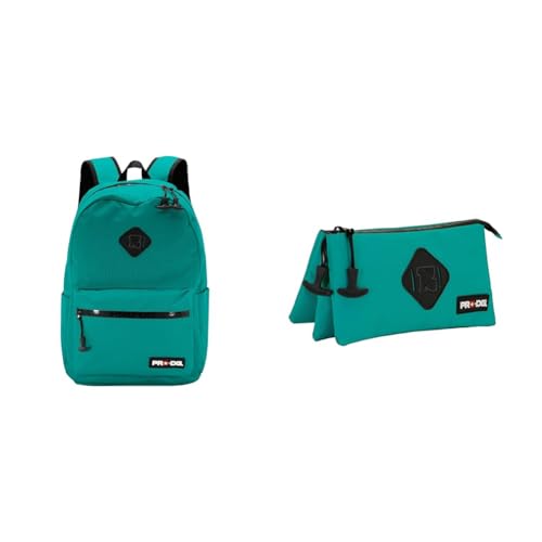 PRODG Green - Smart Rucksack + Smart Dreifach Federmäppchen von PRO-DG