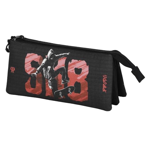 PRO-DG SK8-Dreifach Federmäppchen, Schwarz, 23 x 11 cm PRO-DG SK8-Dreifach Federmäppchen, Schwarz, 23 x 11 cm von PRO-DG
