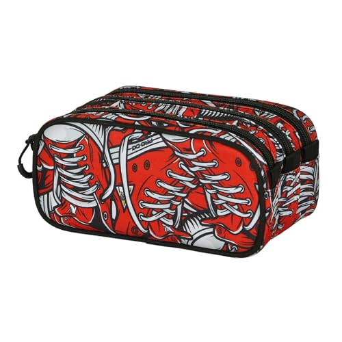 PRODG Sneak-Fan Trick-Federmäppchen 2.2, Rot, 23 x 11 cm PRODG Sneak-Fan Trick-Federmäppchen 2.2, Rot, 23 x 11 cm von PRO-DG