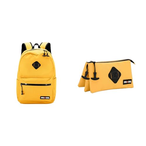 PRODG Yellow - Smart Rucksack + Smart Dreifach Federmäppchen PRODG Yellow - Smart Rucksack + Smart Dreifach Federmäppchen von PRO-DG