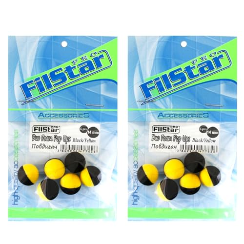 PRO FILSTAR Zig Rig Pop Up Foam 12 STK 14mm S/G - Köder Pop Up für Angelhaken - Pop Up Angeln - Karpfen Köder - Karpfenangeln Montage - Fischköder - Futter Zubehör - Pop Up Karpfenhaken - Karpfen Set PRO FILSTAR Zig Rig Pop Up Foam 12 STK 14mm S/G - Köder Pop Up für Angelhaken - Pop Up Angeln - Karpfen Köder - Karpfenangeln Montage - Fischköder - Futter Zubehör - Pop Up Karpfenhaken - Karpfen Set von PRO Filstar