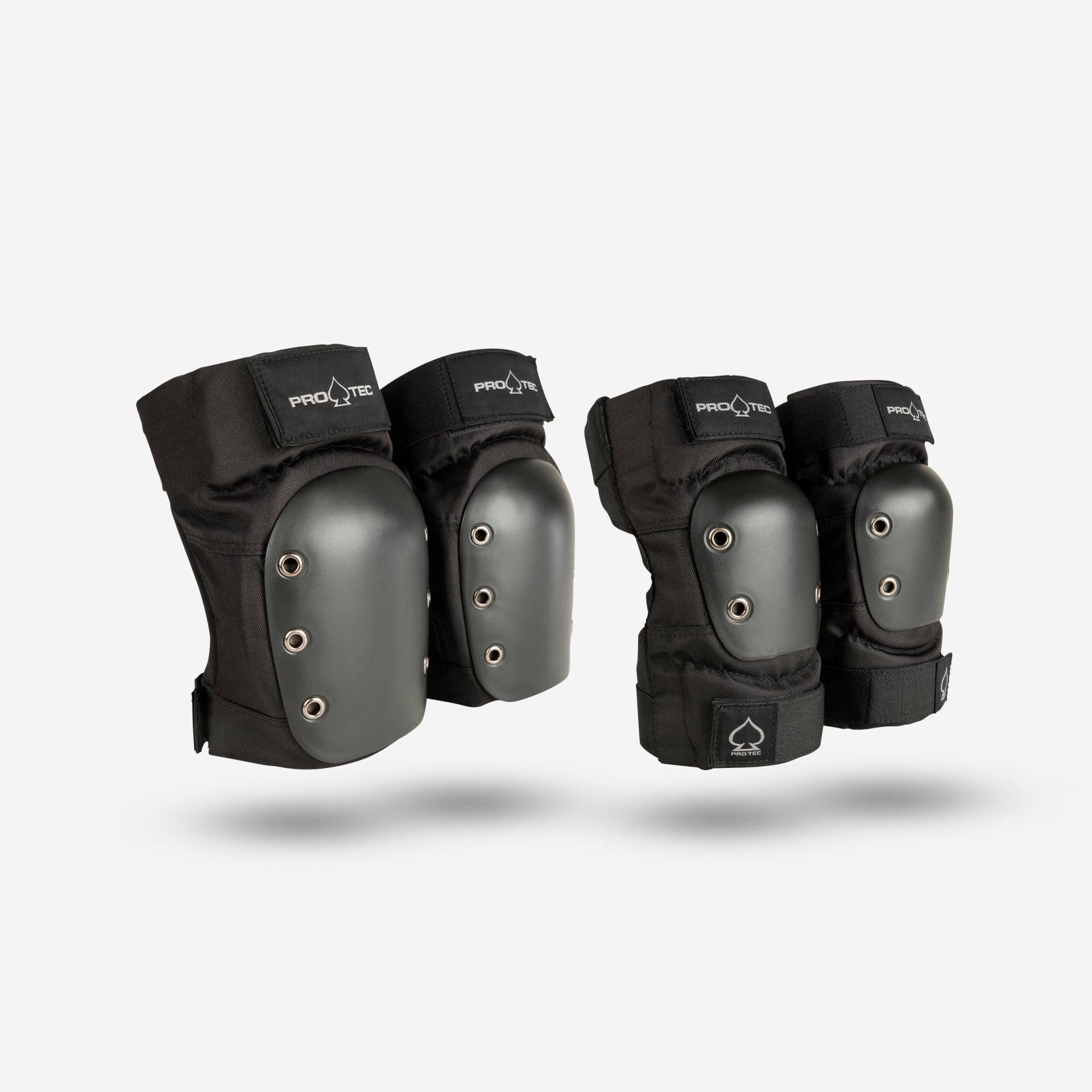 Skateboard Protektoren Pro-Tec Knie und Ellenbogen Erwachsene schwarz Skateboard Protektoren Pro-Tec Knie und Ellenbogen Erwachsene schwarz von PRO-TEC