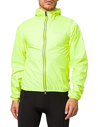 PRO-X elements Bike Funktionsjacke AIR JACKET I Ultraleichte Fahrradjacke Herren I Atmungsaktive, wasser- & winddichte Regenjacke I Anliegende Kapuze von PRO-X elements