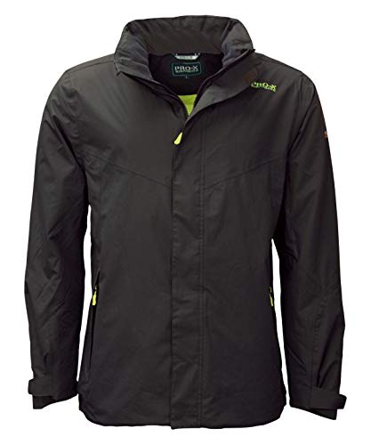 PRO-X elements Herren Phase Übergangsjacke, anthrazit/Wild Lime, S von PRO-X elements