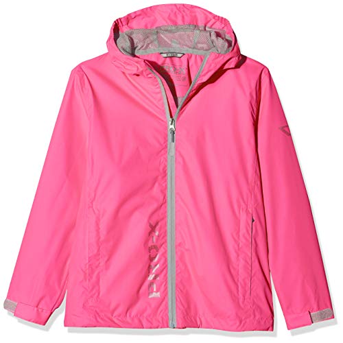 PRO-X elements Kinder Regenjacke FLASHY I Atmungsaktive Windbreaker mit Handytasche, Packsack & Kapuze I Wasserdichte Kinderjacke für Jungen & Mädchen von PRO-X elements