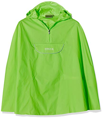 PRO-X elements Kinder Poncho Pasino, Neongrün, 116, 9045 von PRO-X elements