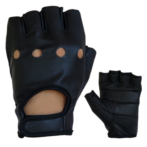 PROANTI Motorradhandschuhe Leder Chopper Auto Fingerlose Handschuhe - XL PROANTI Motorradhandschuhe Leder Chopper Auto Fingerlose Handschuhe - XL von PROANTI