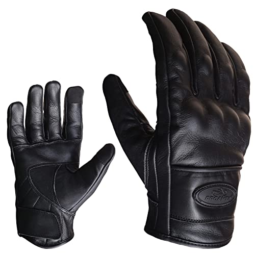PROANTI Motorradhandschuhe Leder kurz Motorrad Handschuhe Touchscreen Funktion - M PROANTI Motorradhandschuhe Leder kurz Motorrad Handschuhe Touchscreen Funktion - M von PROANTI