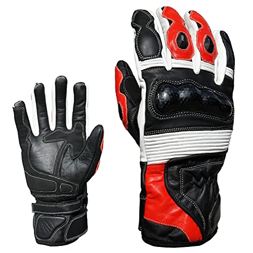 PROANTI Motorradhandschuhe Racing Leder Motorrad Handschuhe - Größe L PROANTI Motorradhandschuhe Racing Leder Motorrad Handschuhe - Größe L von PROANTI