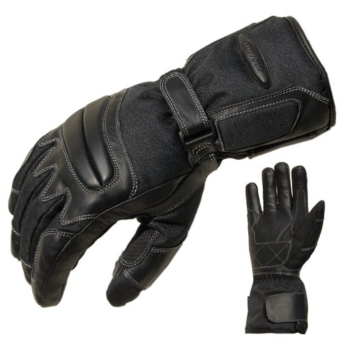 PROANTI Motorradhandschuhe Regen Winter Motorrad Handschuhe Herren Damen (L) von PROANTI