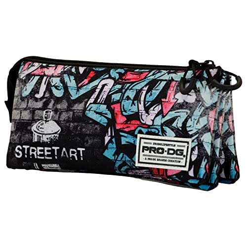PRODG Street Art-FAN Dreifach Federmäppchen, Mehrfarbig PRODG Street Art-FAN Dreifach Federmäppchen, Mehrfarbig von PRO-DG