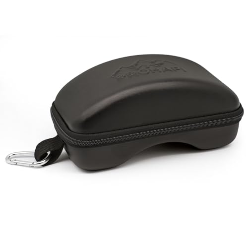 PROHAPI Schneebrillen-Etui, halb-harte EVA-Skibrillen-Tasche mit Aluminium-Taschengurt und leistungsstarkem Reißverschluss, kompakt und leicht, für Reisen, Snowboardbrille PROHAPI Schneebrillen-Etui, halb-harte EVA-Skibrillen-Tasche mit Aluminium-Taschengurt und leistungsstarkem Reißverschluss, kompakt und leicht, für Reisen, Snowboardbrille von PROHAPI