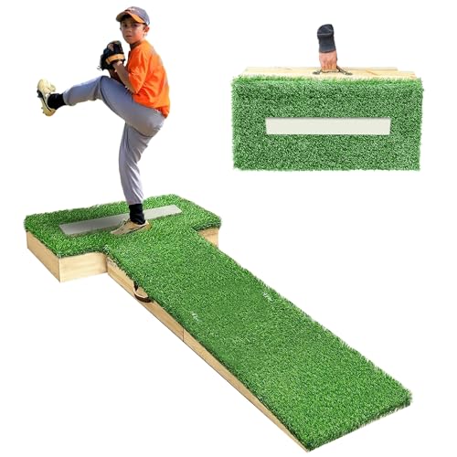 PROLEE Pitching Mound, 16,5 cm große Pitcher-Hügel mit Antifade-Rasen, Pitching Mounds für Baseball, tragbares Design mit einfachem Tragen von PROLEE