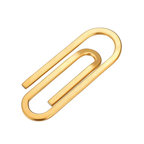 PROSTEEL Herren Geldscheinklammer Geldclip 18k vergoldet Büroklammer Geldklammer Halter für Visitenkarte Kreditkarte Geldscheine Brieftasche Vatertag Neujahr PROSTEEL Herren Geldscheinklammer Geldclip 18k vergoldet Büroklammer Geldklammer Halter für Visitenkarte Kreditkarte Geldscheine Brieftasche Vatertag Neujahr von PROSTEEL