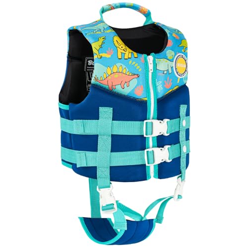 PROTAURI Kinder Schwimmweste - Jungen Mädchen Neopren Schwimmen Jacke Kleinkind Schwimmen Lernen Badeanzug Bademode Schwimmtraining Hilfe for 2-9 Jahre/50N von PROTAURI