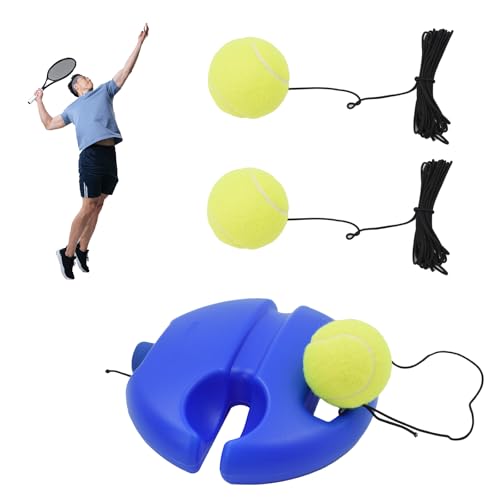 PROVO Tennis Trainer, Tennistrainer Set Trainer Baseboard mit 2 Rebound Ball, Tennis Selbststudium Praxis Training Tool für Anfänger Kinder Erwachsene PROVO Tennis Trainer, Tennistrainer Set Trainer Baseboard mit 2 Rebound Ball, Tennis Selbststudium Praxis Training Tool für Anfänger Kinder Erwachsene von PROVO