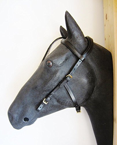 PS Pferdeartikel Kopfstück - Anatomic Bridle Arrimar Gold Edition für Gebisslose Zäumungen & Trensen Größe Full - Farbe Schwarz PS Pferdeartikel Kopfstück - Anatomic Bridle Arrimar Gold Edition für Gebisslose Zäumungen & Trensen Größe Full - Farbe Schwarz von PS Pferdeartikel