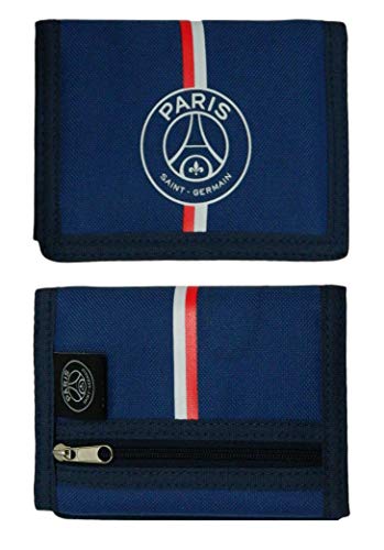 PSG Geldbörse, Blau, 13,5 x 9,5 x 2 cm, Klassisch, mit Klett- und Reißverschluss, Innenfächer für Karten und Bargeld PSG Geldbörse, Blau, 13,5 x 9,5 x 2 cm, Klassisch, mit Klett- und Reißverschluss, Innenfächer für Karten und Bargeld von PSG