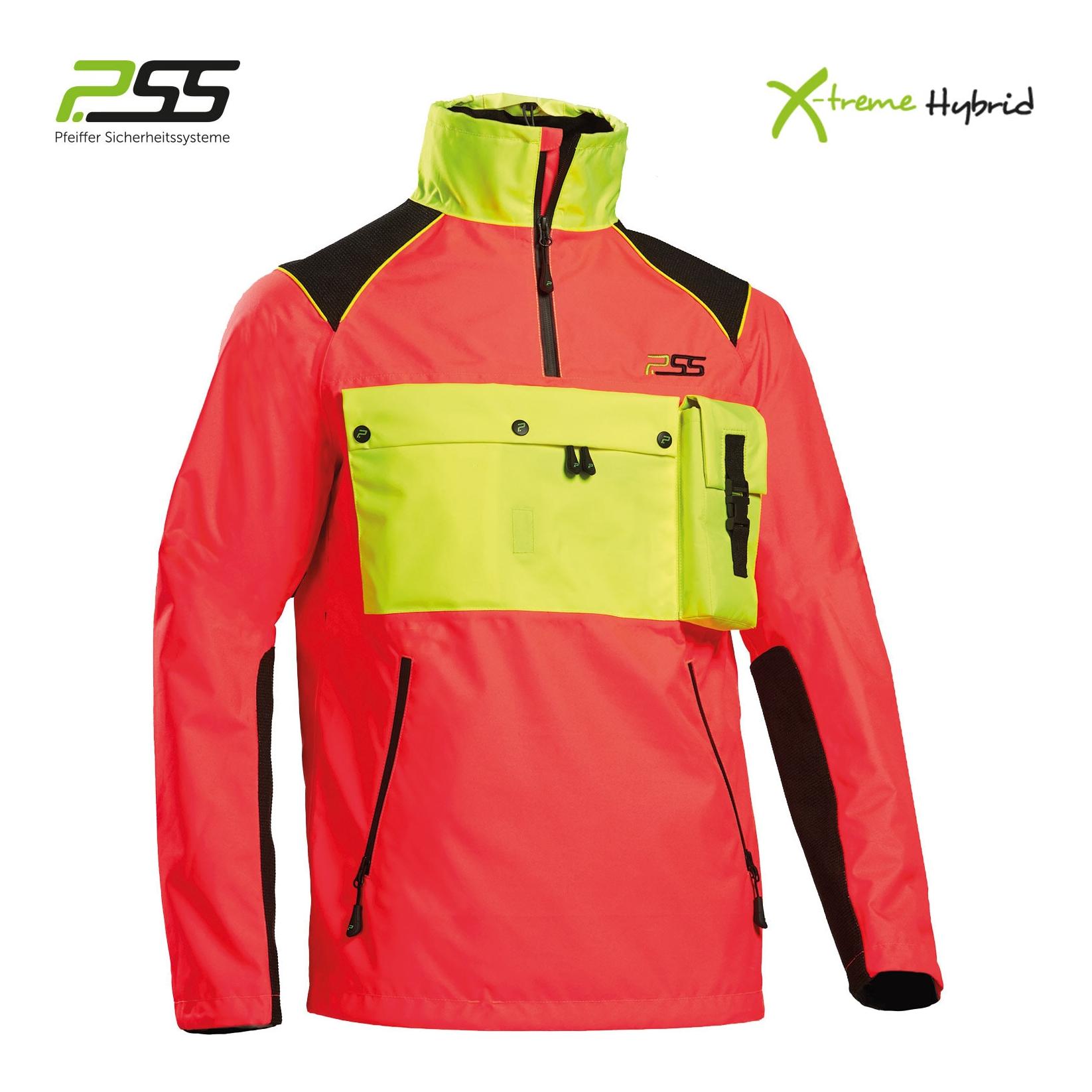 PSS X-treme Hybrid Schlupfjacke Neonrot   Grösse: L von PSS