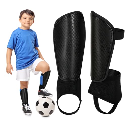 Schienbeinschoner Kinder Fussball, S-L, Schienbeinschoner Unisex Erwachsene mit Gepolstertem Knöchelschutz, Verstellbare rutschfeste Beinschoner Verlängerte, Schienbeinschoner für Jungen Mädchen (S) Schienbeinschoner Kinder Fussball, S-L, Schienbeinschoner Unisex Erwachsene mit Gepolstertem Knöchelschutz, Verstellbare rutschfeste Beinschoner Verlängerte, Schienbeinschoner für Jungen Mädchen (S) von PTJJXA