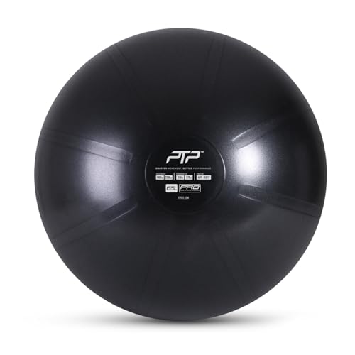 PTP Unisex – Erwachsene Core Ball, schwarz, 65 cm PTP Unisex – Erwachsene Core Ball, schwarz, 65 cm von PTP