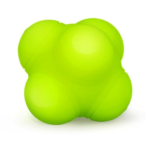 PTP Unisex – Erwachsene Reaction Ball Reaktionsball, gelb, One Size PTP Unisex – Erwachsene Reaction Ball Reaktionsball, gelb, One Size von PTP