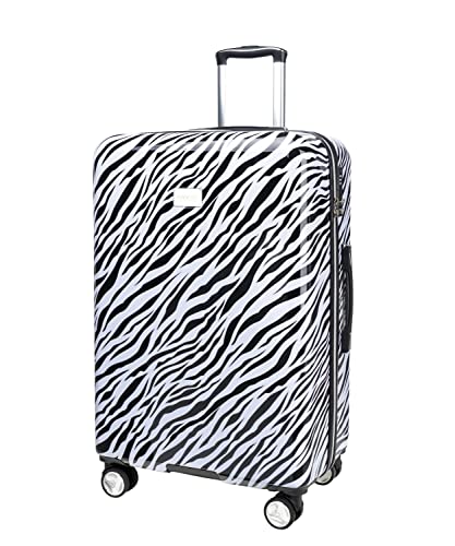 Puccini Koffer Reisekoffer Hartschalen Trolly Beautycase Beverly Hills (Zebra 10, Groß) von PUCCINI