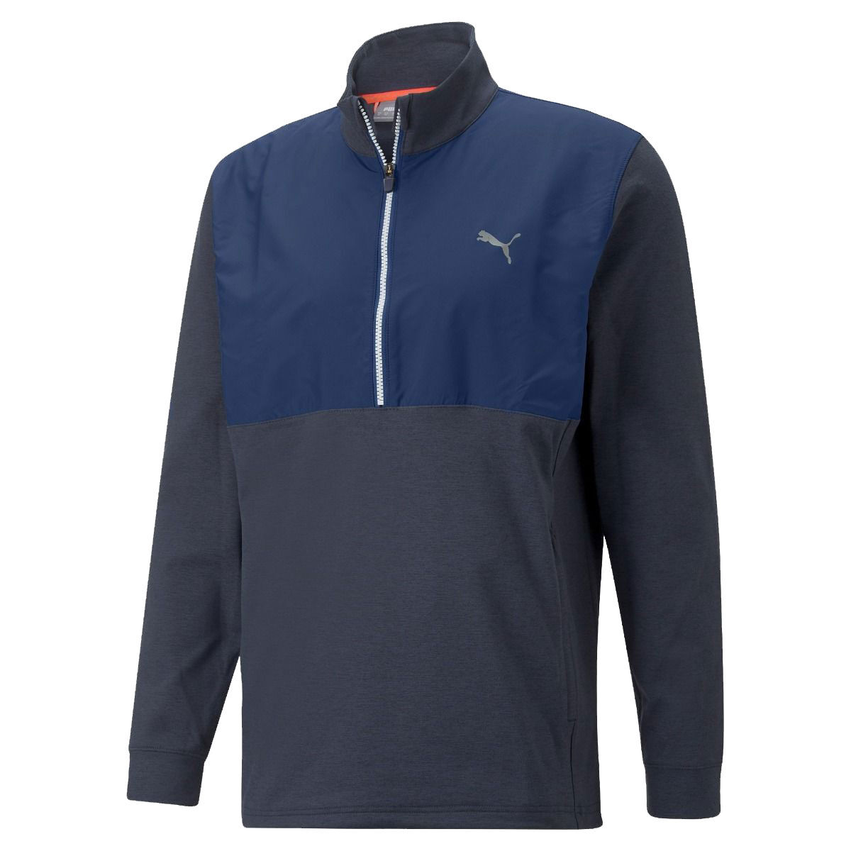 PUMA Golf Men's Navy Blue Comfortable CLOUDSPUN WRMLBL Half Zip Midlayer, Size: Small | American Golf von PUMA Golf