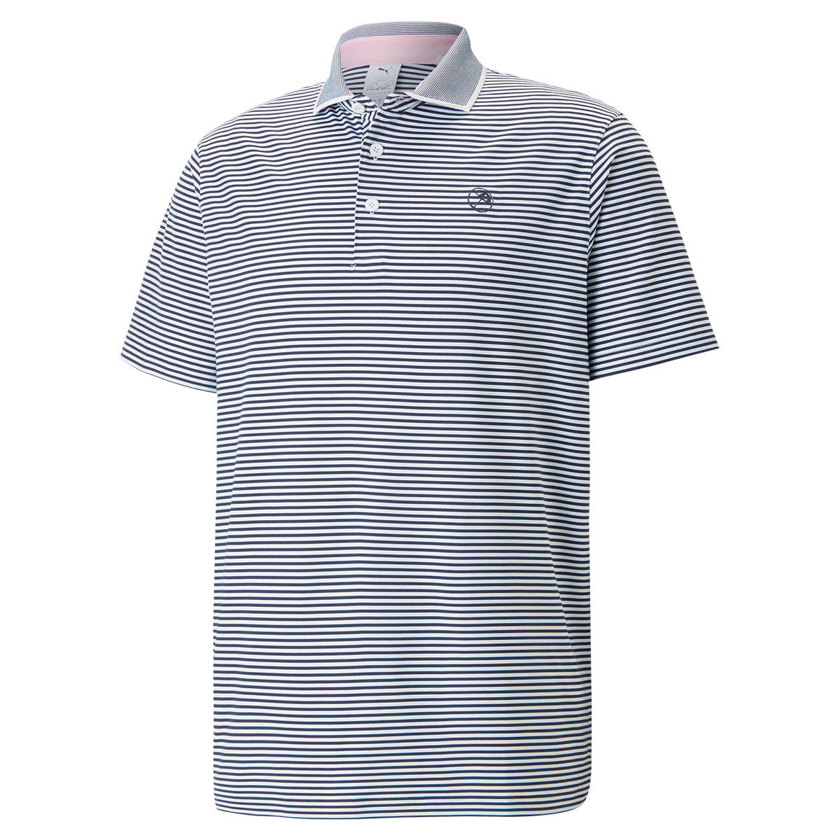 PUMA Men's Arnold Palmer MATTR Traditions Golf Polo Shirt, Mens, Navy blazer/bright white, Small | American Golf von PUMA Golf