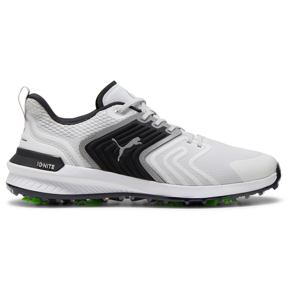 PUMA Men's IGNITE Innovate Waterproof Spiked Golf Shoes, Mens, Feather gray/black, 11 | American Golf von PUMA Golf