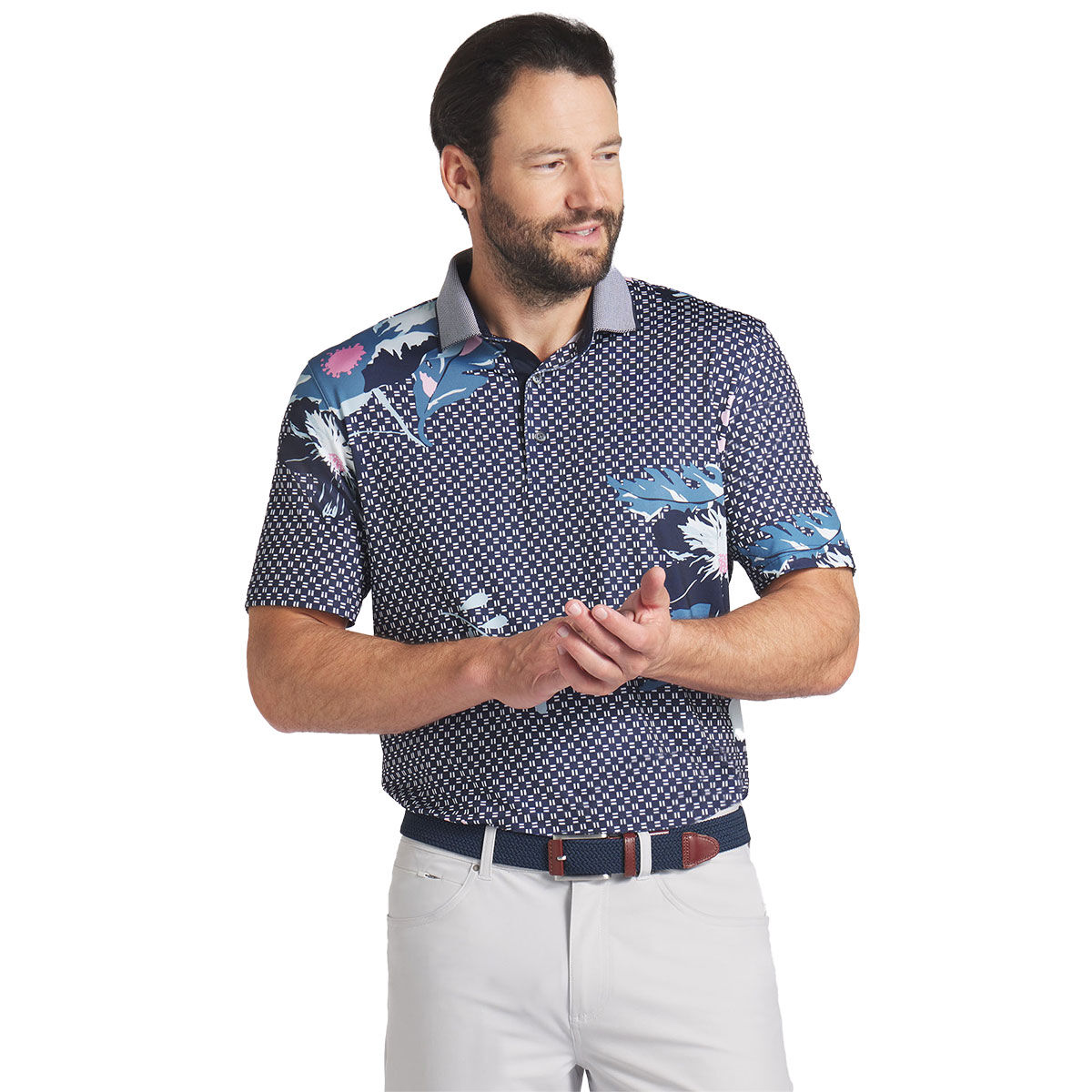 PUMA Men's MATTR Terrance Golf Polo Shirt, Mens, Deep navy, Xl | American Golf von PUMA Golf