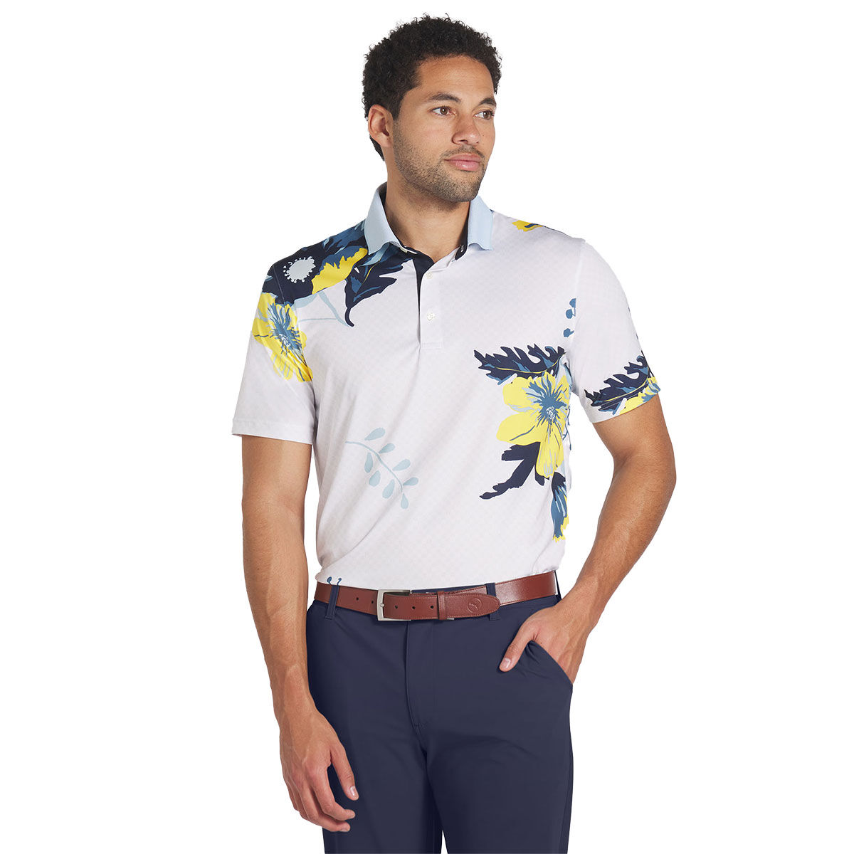 PUMA Men's MATTR Terrance Golf Polo Shirt, Mens, Silver/sky, Medium | American Golf von PUMA Golf