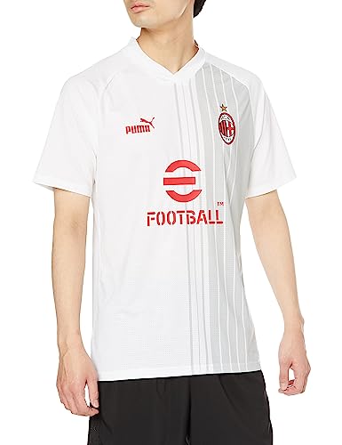 AC Milan 769274 Prematch Jersey T-Shirt Men's White-Tango Red L von ACM 1899