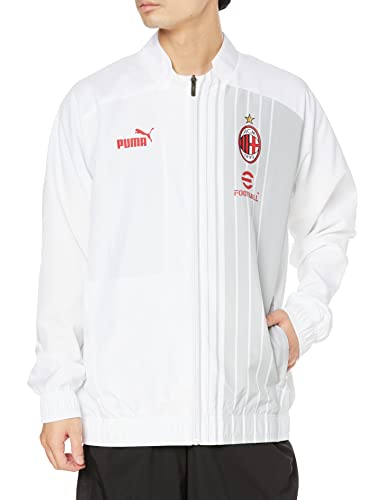 AC Milan 769276 Prematch Jacket Jacket Men's White-Tango Red S AC Milan 769276 Prematch Jacket Jacket Men's White-Tango Red S von AC Milan