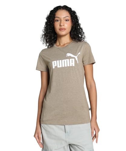 PUMA Unisex Ess Logo Heather Tee T-Shirts, Eichen-zweig, S EU PUMA Unisex Ess Logo Heather Tee T-Shirts, Eichen-zweig, S EU von PUMA