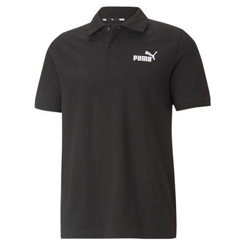 PUMA Herren Ess Pique Polo T-Shirt, Puma Black, L EU von PUMA