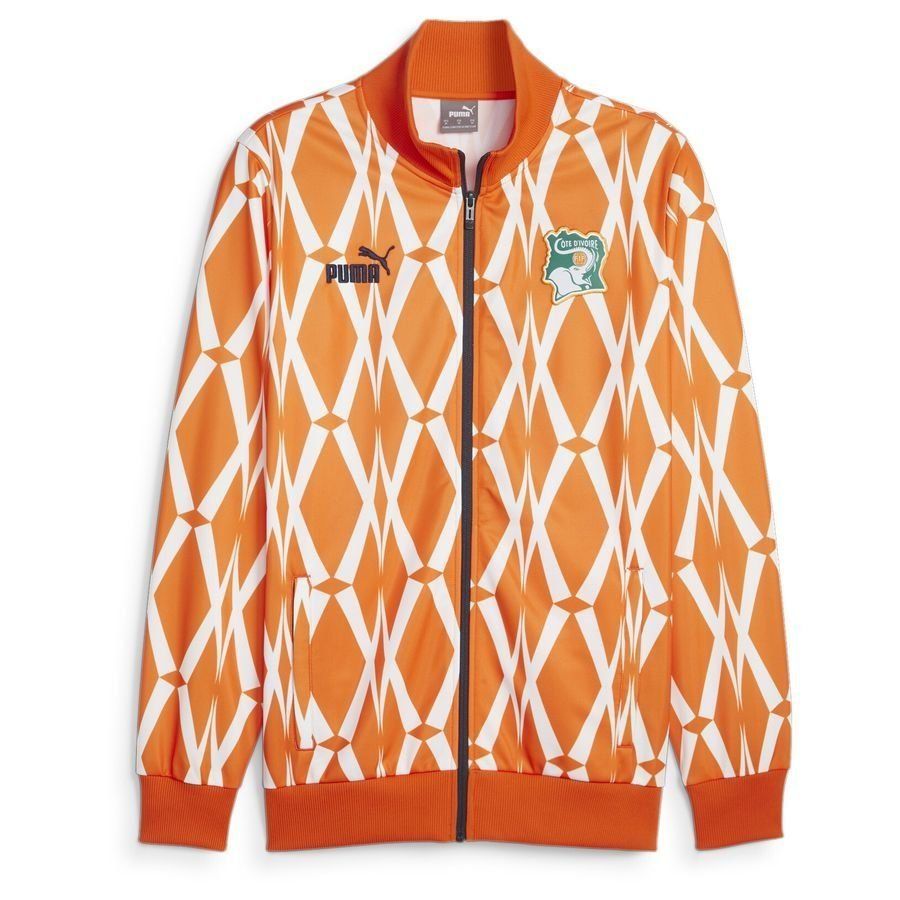 Elfenbeinküste Track Jacke FtblCulture Africa Cup of Nations 2023 - Orange VORBESTELLUNG von PUMA