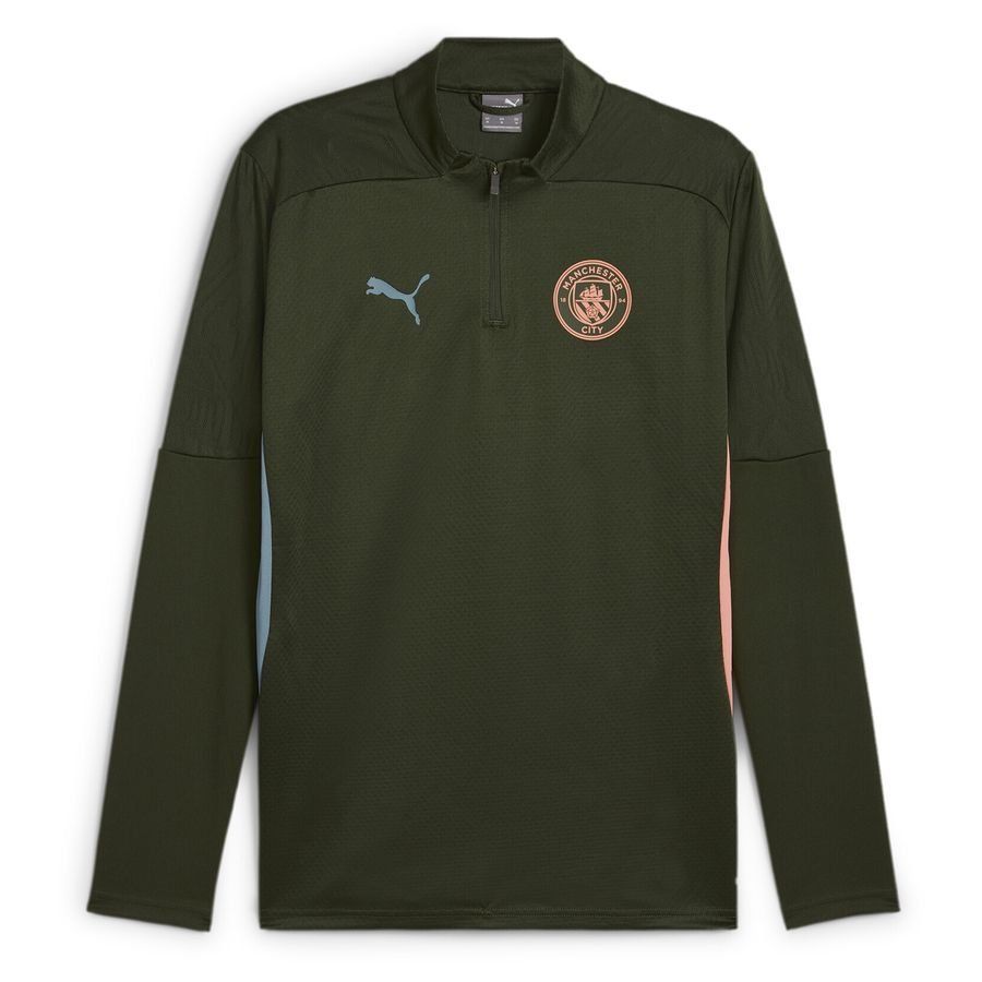 Manchester City Trainingsshirt 1/4 Reißverschluss - Grün/Blau Manchester City Trainingsshirt 1/4 Reißverschluss - Grün/Blau von PUMA