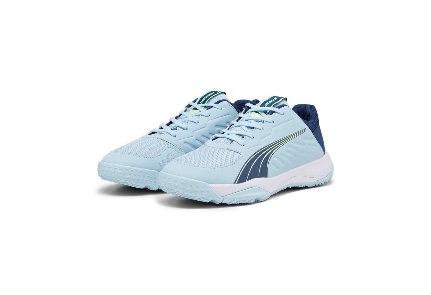 PUMA Accelerate Jr PUMA WHITE-GREY DAWN-SAFETY YE Handballschuh PUMA Accelerate Jr PUMA WHITE-GREY DAWN-SAFETY YE Handballschuh von PUMA